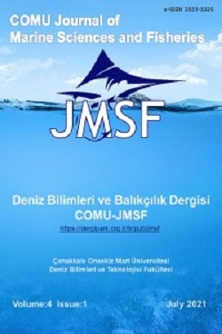 Çanakkale Onsekiz Mart University Journal of Marine Sciences and Fisheries Sayı Kapak Resmi